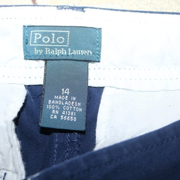 Polo by Ralph Lauren cargo shorts size 14 blue - Picture 4 of 4